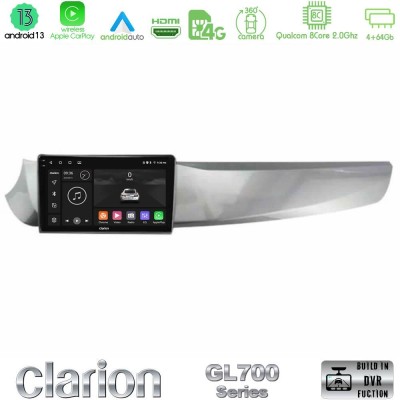 Clarion GL700 Series Alfa Romeo Giulietta 2010-2014 8Core Android13 4+64GB Navigation Multimedia Tablet 9