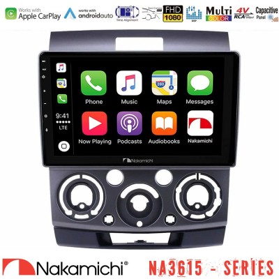 Nakamichi NA3615 Series Με Wireless Carplay & Android Auto  Ford Ranger/Mazda BT50 Media Station Tablet 9