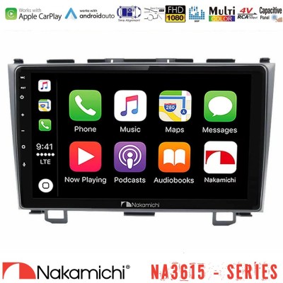 Nakamichi NA3615 Series Με Wireless Carplay & Android Auto  Honda CRV Media Station Tablet 9