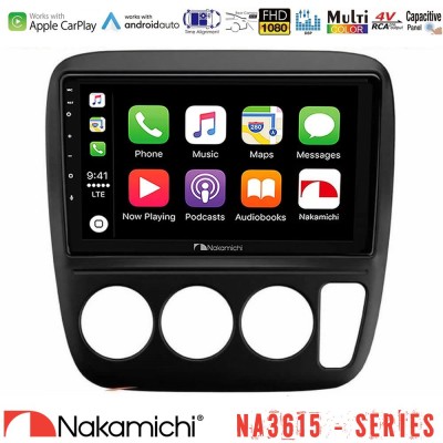Nakamichi NA3615 Series Με Wireless Carplay & Android Auto  Honda CRV 1997-2001 Media Station Tablet 9