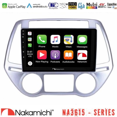 Nakamichi NA3615 Series Με Wireless Carplay & Android Auto  Hyundai i20 2012-2014 Media Station Tablet 9