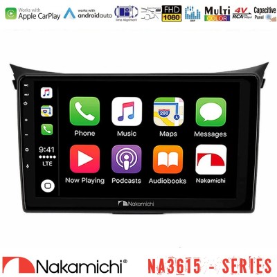 Nakamichi NA3615 Series Με Wireless Carplay & Android Auto  Hyundai i30 2012-2017 Media Station Tablet 9