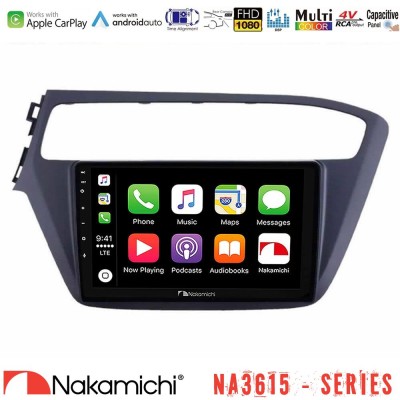 Nakamichi NA3615 Series Με Wireless Carplay & Android Auto  Hyundai i20 2018-2020 Media Station Tablet 9