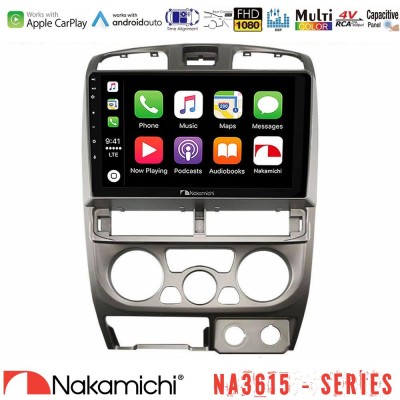Nakamichi NA3615 Series Με Wireless Carplay & Android Auto  Isuzu D-Max 2004-2006 Media Station Tablet 9