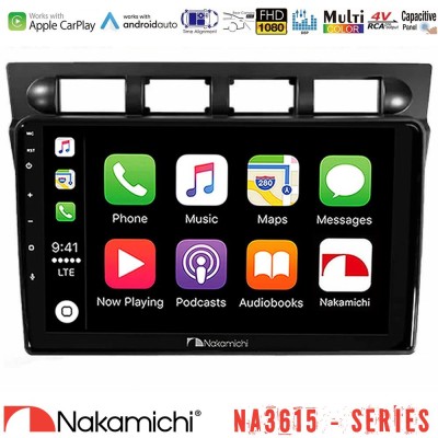 Nakamichi NA3615 Series Με Wireless Carplay & Android Auto  Kia Picanto 2004-2007 Media Station Tablet 9