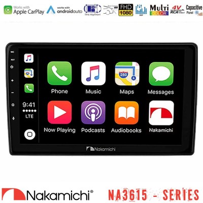 Nakamichi NA3615 Series Με Wireless Carplay & Android Auto  Kia Ceed 2007-2009 Media Station Tablet 9