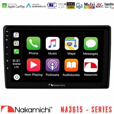 Nakamichi NA3615 Series Με Wireless Carplay & Android Auto Mitsubishi Outlander 2002 – 2007 Media Station Tablet 9