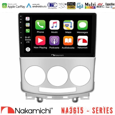 Nakamichi NA3615 Series Με Wireless Carplay & Android Auto  Mazda 5 2004-2010 Media Station Tablet 9