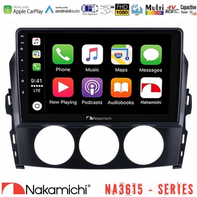 Nakamichi NA3615 Series Με Wireless Carplay & Android Auto  Mazda MX-5 2006-2008 Media Station Tablet 9