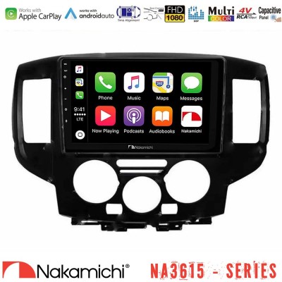 Nakamichi NA3615 Series Με Wireless Carplay & Android Auto  Nissan NV200 Media Station Tablet 9