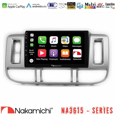 Nakamichi NA3615 Series Με Wireless Carplay & Android Auto  Nissan X-Trail (T30) 2000-2003 Media Station Tablet 9