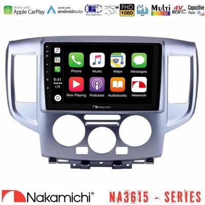 Nakamichi NA3615 Series Με Wireless Carplay & Android Auto  Nissan NV200 Media Station Tablet 9