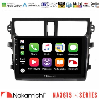 Nakamichi NA3615 Series Με Wireless Carplay & Android Auto  Suzuki Celerio 2014-2020 Media Station Tablet 9