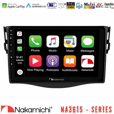 Nakamichi NA3615 Series Με Wireless Carplay & Android Auto  Toyota RAV4 Media Station Tablet 9