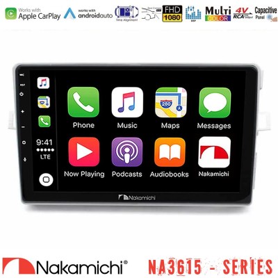 Nakamichi NA3615 Series Με Wireless Carplay & Android Auto Toyota Verso 2009-2018 Media Station Tablet 9