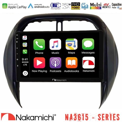 Nakamichi NA3615 Series Με Wireless Carplay & Android Auto  Toyota RAV4 2001-2005 (Auto A/C) Media Station Tablet 9