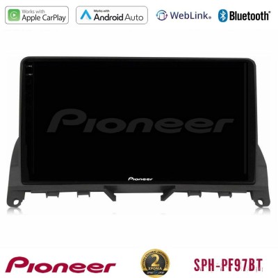 Pioneer SPH-PF97BT Series Mercedes C-Class W204 2008-2011 Multimedia Station 9