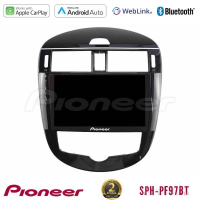 Pioneer SPH-PF97BT Series    Nissan Pulsar 2015-2018 Multimedia Station 9