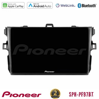 Pioneer SPH-PF97BT Series    Toyota Corolla 2007-2012 Multimedia Station 9