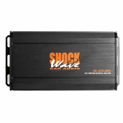 ShockWave 4Channel Plug & Play Amplifier 4x60WRms @ 4Ohm XE-400.4ISO (Mini Size)