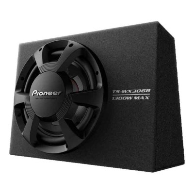 pioneer TS-WX306B 30cm subwoofer pre-loaded in sealed enclosure (1300W)