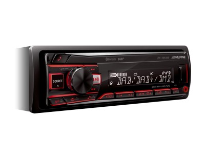 alpine UTE-204DAB Headunit 1-DIN BT/DAB/COLOR/3-RCA