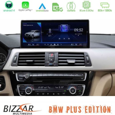 Bizzar Plus Edition BMW 3er/4er(F30/F32) EVO Android14 (8+128GB) Navigation Multimedia 12.3