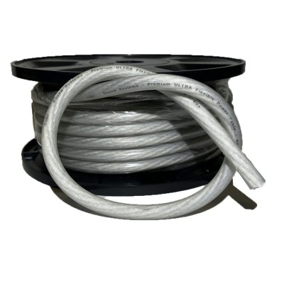 Bizzar 4ga 20m Flex Καλώδιο Ρεύματος Διάφανο 100% OFC