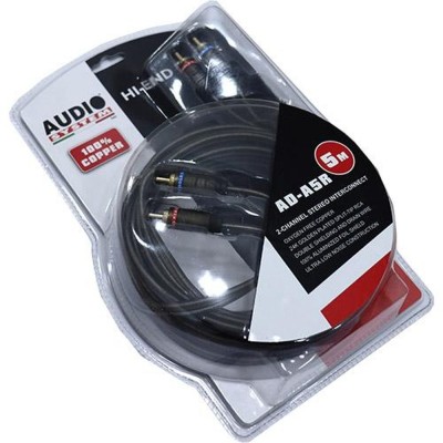 Audio System Italy 2CH Rca AD-A5R 5m 100% COPPER