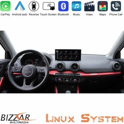 Bizzar AUDI Q2 (GA) 2016-2023 Linux Apple CarPlay | Android Auto screen 10.25