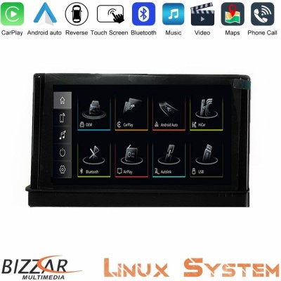 Bizzar Audi A1 (8X) 2010-2018 Linux Apple CarPlay | Android Auto screen 10.25