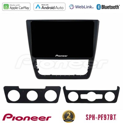 Pioneer SPH-PF97BT Series    Skoda Yeti 2009-> Multimedia Station 9