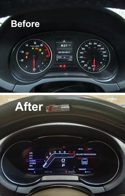 Bizzar Digital Cluster AUDI A3 (8V) 2013-2020 Digital HD LCD Instrument Cluster 12.3