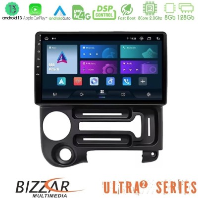 Bizzar Ultra Series Hyundai Atos 1997 – 2010 8core Android13 8+128GB Navigation Multimedia Tablet 9
