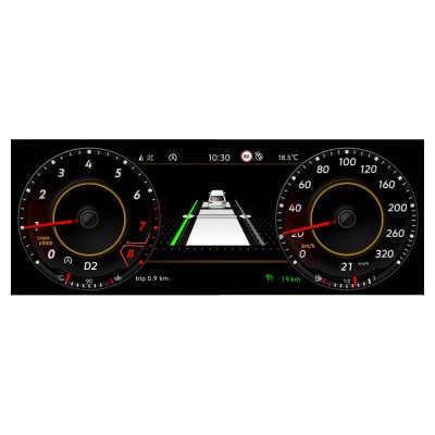 Bizzar Digital Cluster VW GOLF5/SCIROCCO Digital HD LCD Instrument Cluster 10.25