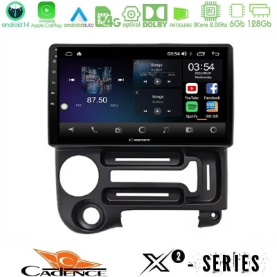 Cadence X2 Series 8Core Android14 6+128GB Hyundai Atos 1997 – 2010 Navigation Multimedia Tablet 9