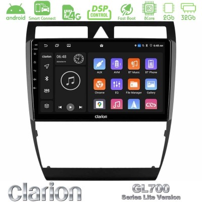 Clarion GL700 Lite Series 8Core Android ClarionOS 2+32GB Audi A6 (C5) 1997-2004 Navigation Multimedia Tablet 9
