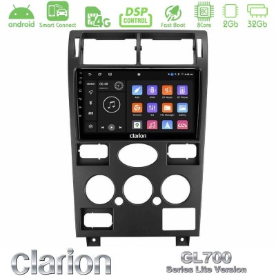Clarion GL700 Lite Series 8Core Android ClarionOS 2+32GB Ford Mondeo 2001-2004 Navigation Multimedia Tablet 9