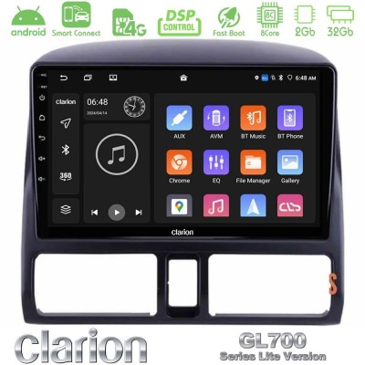 Clarion GL700 Lite Series 8Core Android ClarionOS 2+32GB Honda CRV 2002-2006 Navigation Multimedia Tablet 9