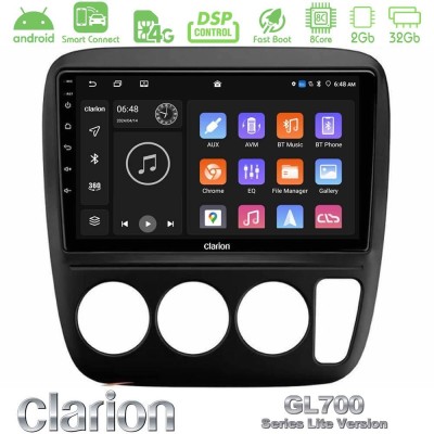 Clarion GL700 Lite Series 8Core Android ClarionOS 2+32GB Honda CRV 1997-2001 Navigation Multimedia Tablet 9