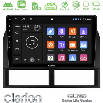 Clarion GL700 Lite Series 8Core Android ClarionOS 2+32GB Jeep Grand Cherokee 1999-2004 Navigation Multimedia Tablet 9
