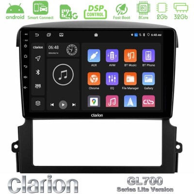 Clarion GL700 Lite Series 8Core Android ClarionOS 2+32GB Kia Sorento Navigation Multimedia Tablet 9