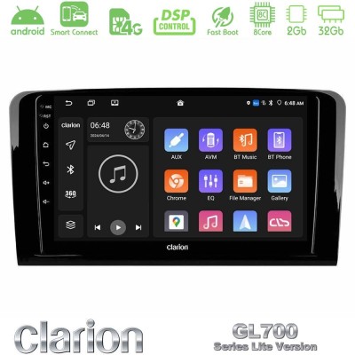 Clarion GL700 Lite Series 8Core Android ClarionOS 2+32GB Mercedes ML/GL Class Navigation Multimedia Tablet 9