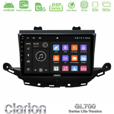 Clarion GL700 Lite Series 8Core Android ClarionOS 2+32GB Opel Astra K 2015-2019 Navigation Multimedia Tablet 9