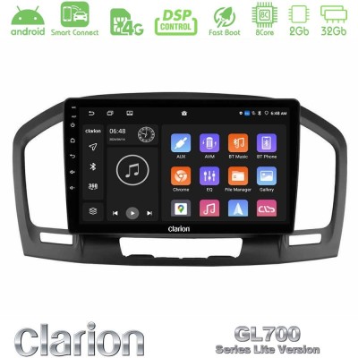 Clarion GL700 Lite Series 8Core Android ClarionOS 2+32GB Opel Insignia 2008-2013 Navigation Multimedia Tablet 9