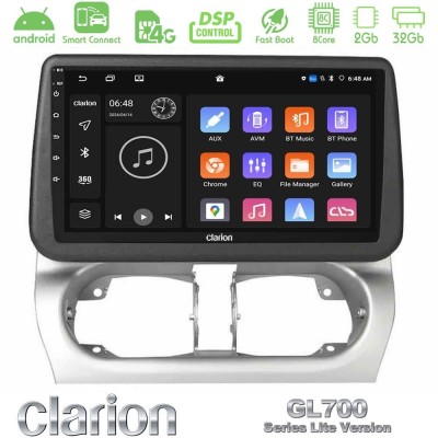 Clarion GL700 Lite Series Opel Corsa C/Combo C 8Core Android ClarionOS 2+32GB Navigation Multimedia Tablet 9