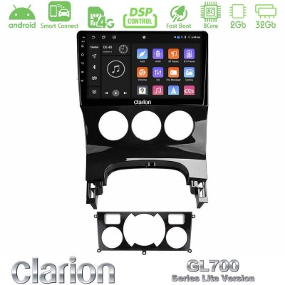Clarion GL700 Lite Series 8Core Android ClarionOS 2+32GB Peugeot 3008 AUTO A/C Navigation Multimedia Tablet 9
