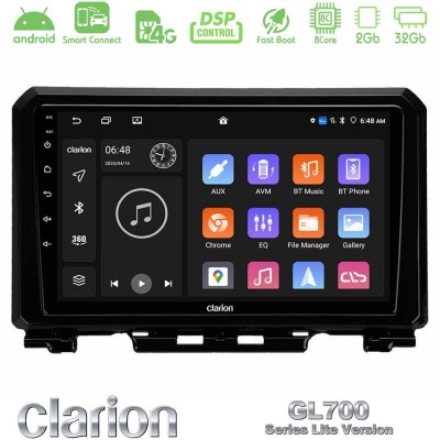 Clarion GL700 Lite Series 8Core Android ClarionOS 2+32GB Suzuki Jimny 2018-2022 Navigation Multimedia Tablet 9