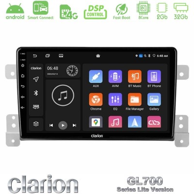 Clarion GL700 Lite Series 8Core Android ClarionOS 2+32GB Suzuki Grand Vitara Navigation Multimedia Tablet 9
