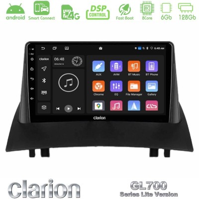 Clarion GL700 Lite Series 8Core Android ClarionOS 6+128GB Renault Megane 2 2002-2008 Navigation Multimedia Tablet 9